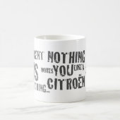 Citroen zitierte Auto-Tasse Kaffeetasse (Mittel)