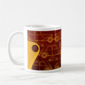 Citroen-Zugkraft Avant illustrierte Tasse (Links)