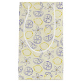 Citron Doodle Muster Geschenktasche Kleine Geschenktüte (Vorderseite)