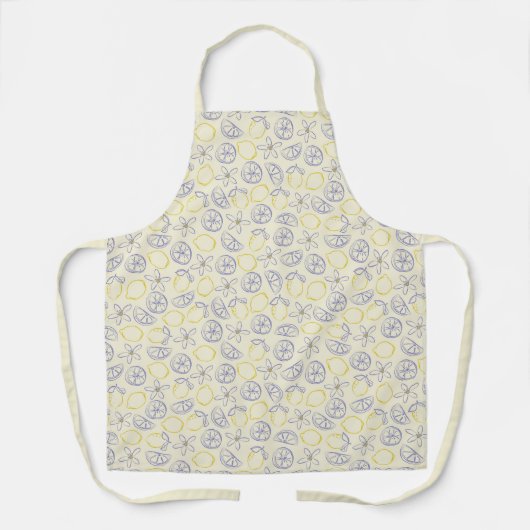 Citron Doodle Pattern Schürze (Vorderseite)