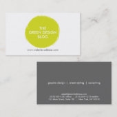 CITRON GREEN - ZEICHENLOGIK VISITENKARTE (Vorne/Hinten)
