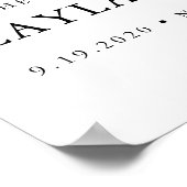 CITRON Lemon Babydusche Begrüßungsgeschirrtüte Poster (Ecke)