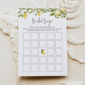 CITRON Lemon Bridal Bingo Einladung