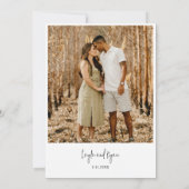 CITRON Lemon Save the Date Fotokarte Einladung (Rückseite)