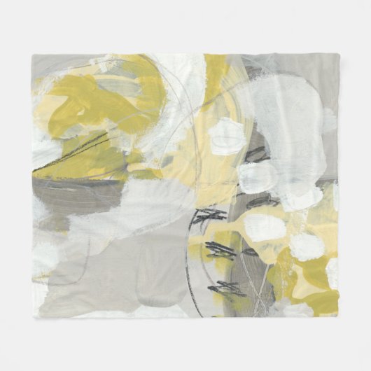 Citron Mist Fleecedecke (Vorderseite (Horizontal))