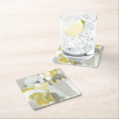 Citron Mist Rechteckiger Pappuntersetzer (Vor Ort)