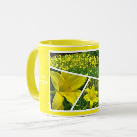 Citron-Taglilie [Combo-Tasse] Tasse (Vorderseite Links)