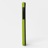 Citron Yellow Solid Color Eleganter Name Case-Mate iPhone Hülle (Hinten/Links)