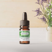 Citronella Essential Oils Duftstoff Flaschenetiket Aufkleber