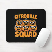 Citrouille Squad Cool Pumpkin Funny Halloween Desi Mousepad (Mit Mouse)