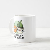 Citrous Fern Real Funny Citrus Pflanze Puff Kaffeetasse (Vorderseite Links)