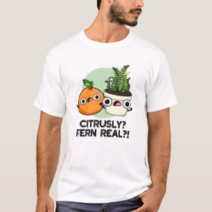 Citrous Fern Real Funny Citrus Pflanze Puff T-Shirt