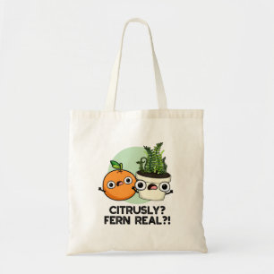 Citrous Fern Real Funny Fruit Pflanze Puff Tragetasche