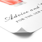 Citrus - Advice and Wishes for Newlyweds Poster (Ecke)