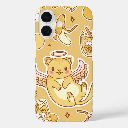 Citrus Angel Kitty Sweet Lemon Case-Mate iPhone Hülle (Rückseite)
