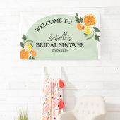 Citrus Arch Begrüßungsgrün Lemon Brautparty Banner (Insitu)