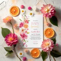 Citrus Baby Brunch, Lemon Bright Floral