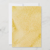 Citrus Baby Dusche Wasserfarben Lemon Slice Modern Einladung (Rückseite)