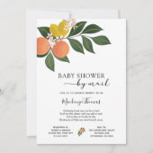 Citrus Baby Shower by Mail Einladung (Vorderseite)