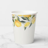 Citrus Babydusche Pappbecher (Rückseite)