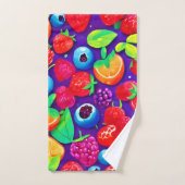 Citrus & Berries Burst Badhandtuch Set (Handtuch)