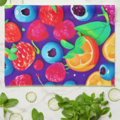 Citrus & Berries Burst Geschirrtuch (Gefaltet)