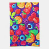 Citrus & Berries Burst Geschirrtuch (Vertikal)