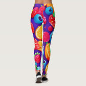 Citrus & Berries Burst Leggings (Rückseite)