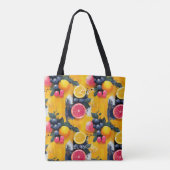 Citrus Berry Bliss Wellness Tote Bag Tasche (Rückseite)