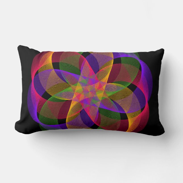 Citrus Blend Geometric Throw Kissen (Vorderseite)