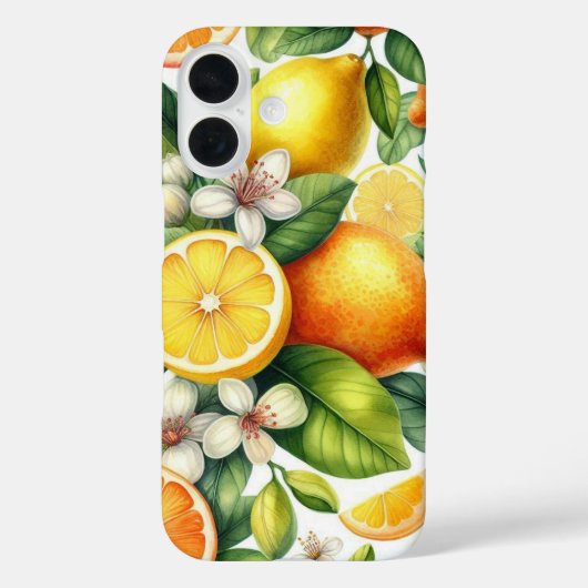 Citrus Bloom Case-Mate iPhone Hülle (Rückseite)