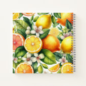 Citrus Bloom Notizblock (Rückseite)