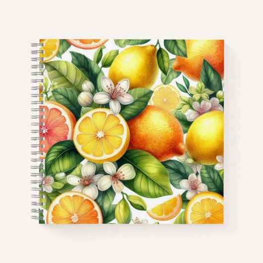 Citrus Bloom Notizblock (Vorderseite)