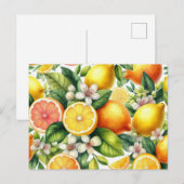 Citrus Bloom Postkarte (Vorne/Hinten)