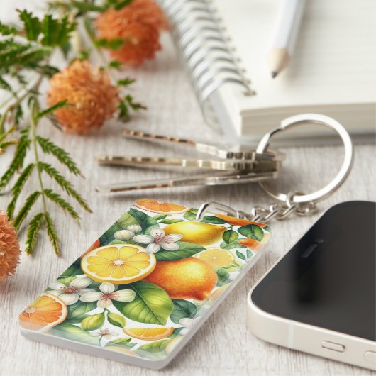 Citrus Bloom Schlüsselanhänger (Vorderseite rechts)