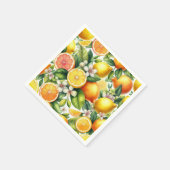 Citrus Bloom Serviette (Ecke)