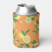 Citrus Bloom Wasserfarbstoff Dosenkühler (Kanne Vorderseite)