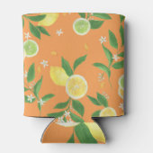 Citrus Bloom Wasserfarbstoff Dosenkühler (Rückseite)