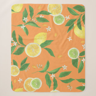 Citrus Bloom Wasserfarbstoff Sherpadecke