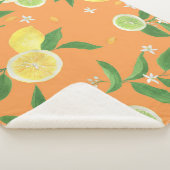Citrus Bloom Wasserfarbstoff Sherpadecke (3/4)