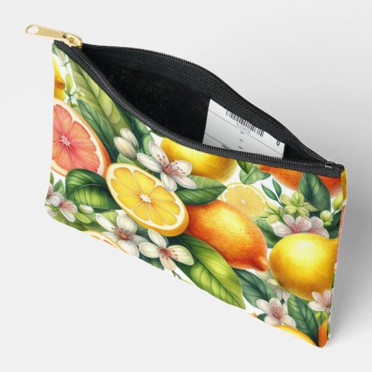 Citrus Bloom Zubehörtasche (Offen)