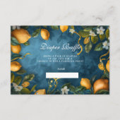 Citrus Blossom Blue Diapper Raffle Begleitkarte (Vorderseite)