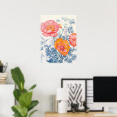 Citrus Blossom Trio Poster (Heimbüro)