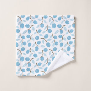 Citrus Blue Brown Waschlappen