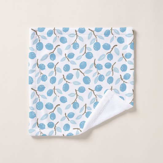 Citrus Blue Brown Waschlappen (Waschlappen)