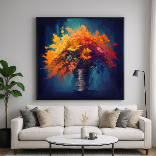 Citrus Blume - Stilvolle Stillleben Art Style Poster