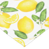 Citrus Botanical Lemon Tischdecke (Schrägansicht)