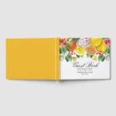 Citrus Botanical Wedding Guest Book Gästebuch (Voll)