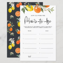 Citrus Botanical wie alt waren die Eltern Spiel