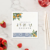 Citrus Brautparty custom Napkins Serviette (Beispiel)